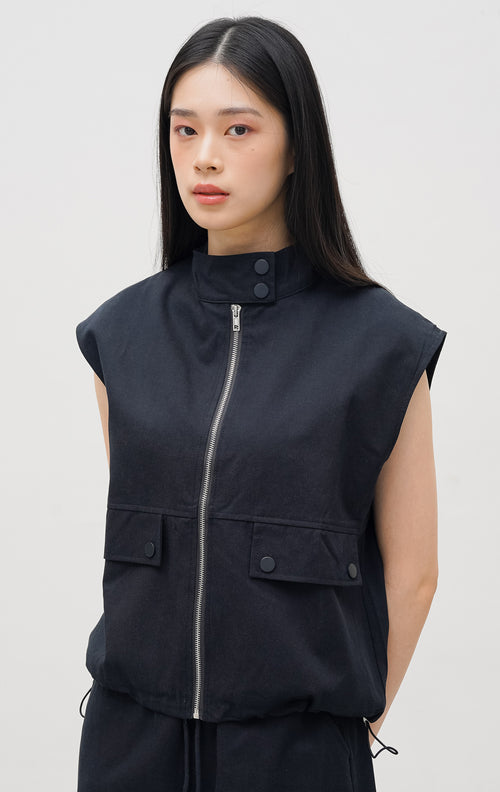 Leith Top Black