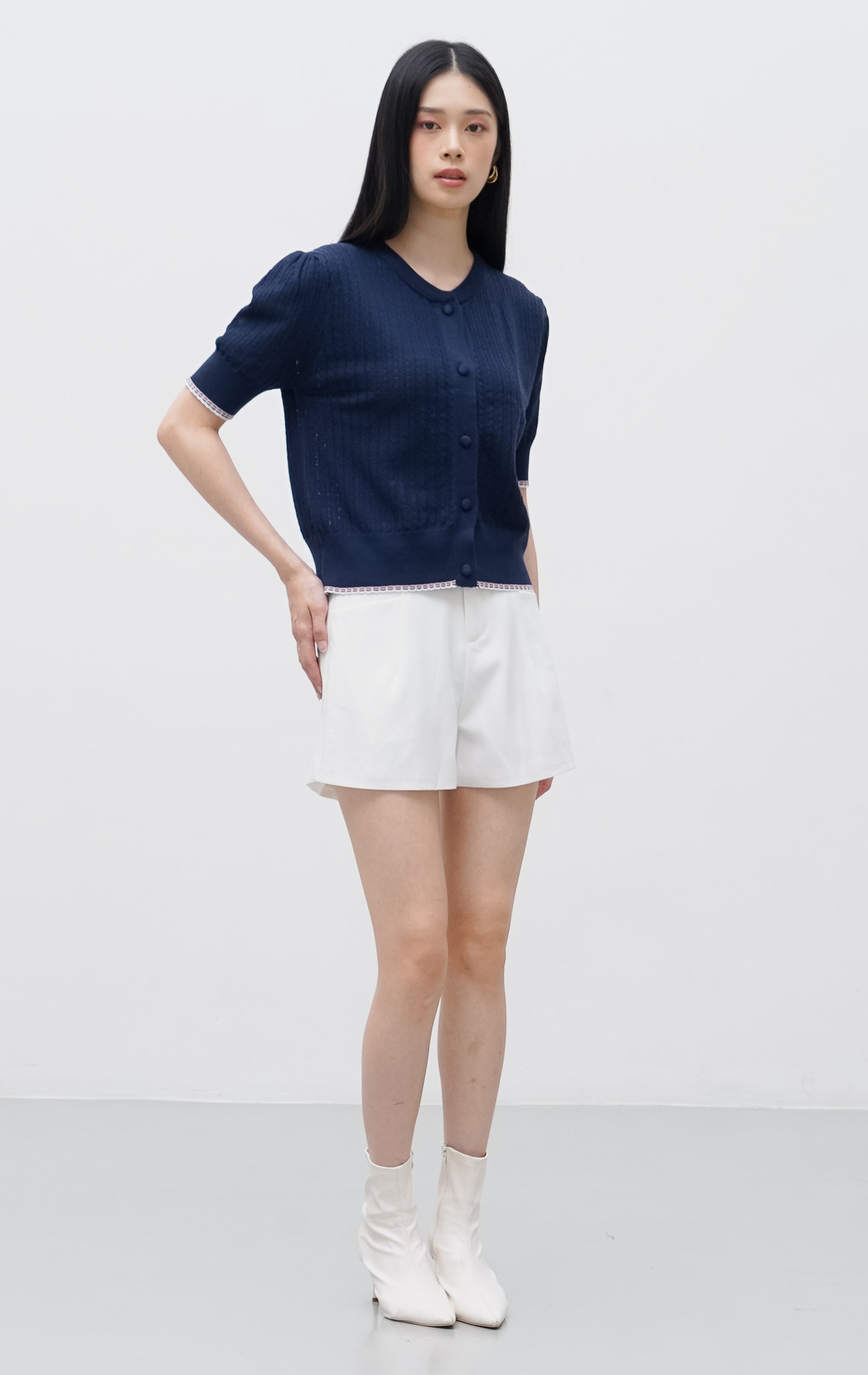 Carra Top Navy