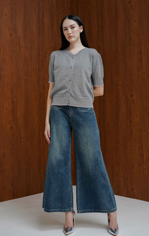 Carra Top Grey
