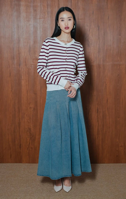Wanda Top Maroon