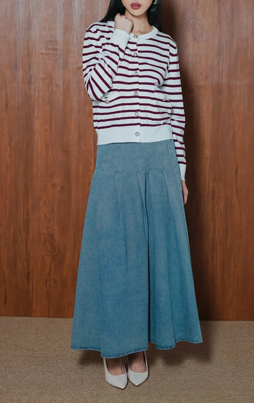 Wanda Top Maroon