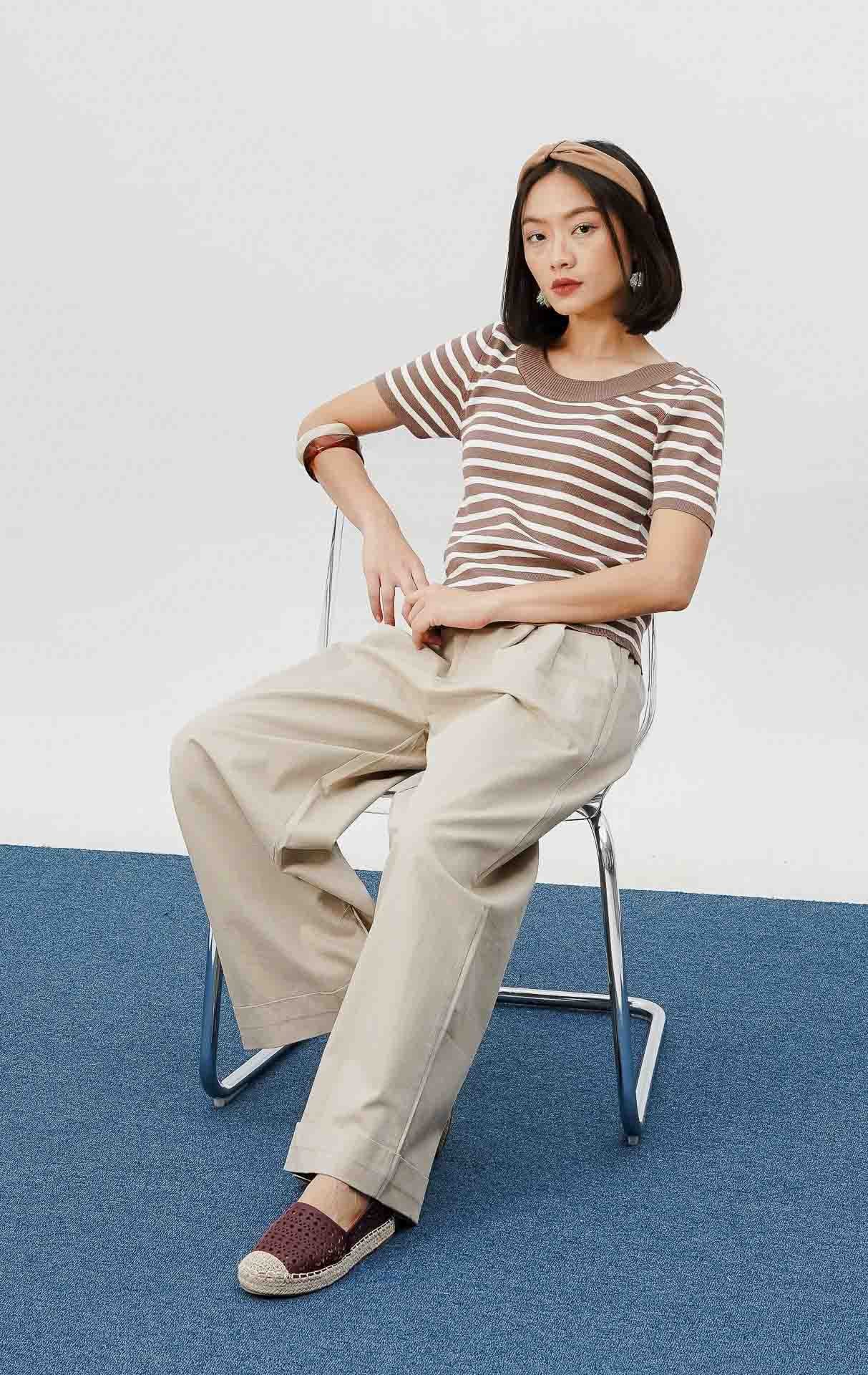Rue Top Brown