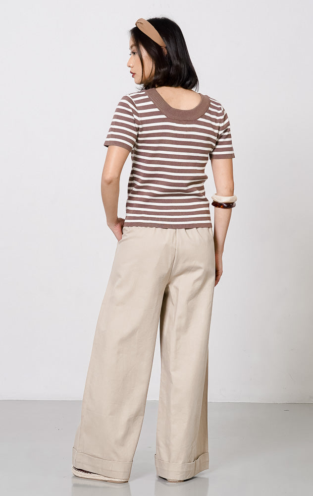 Rue Top Brown