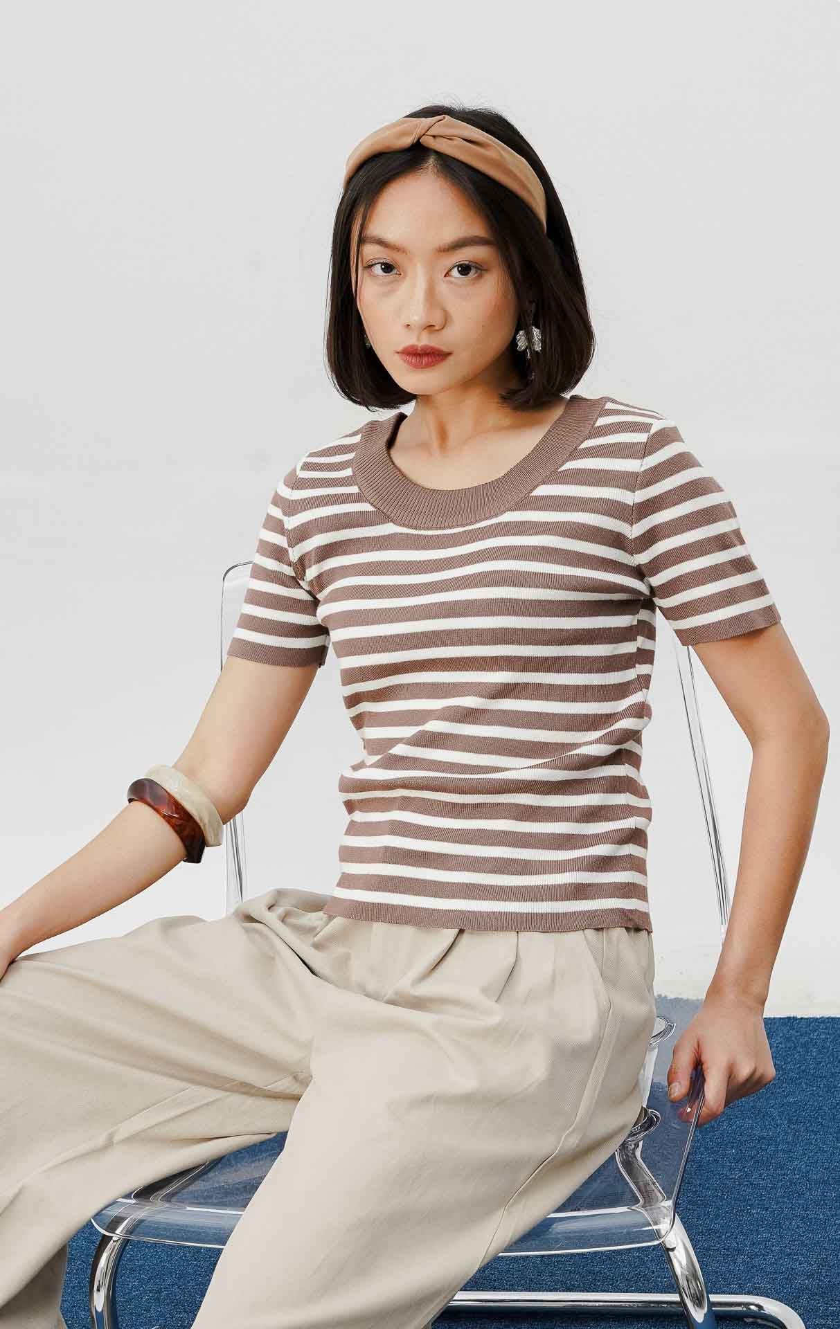 Rue Top Brown