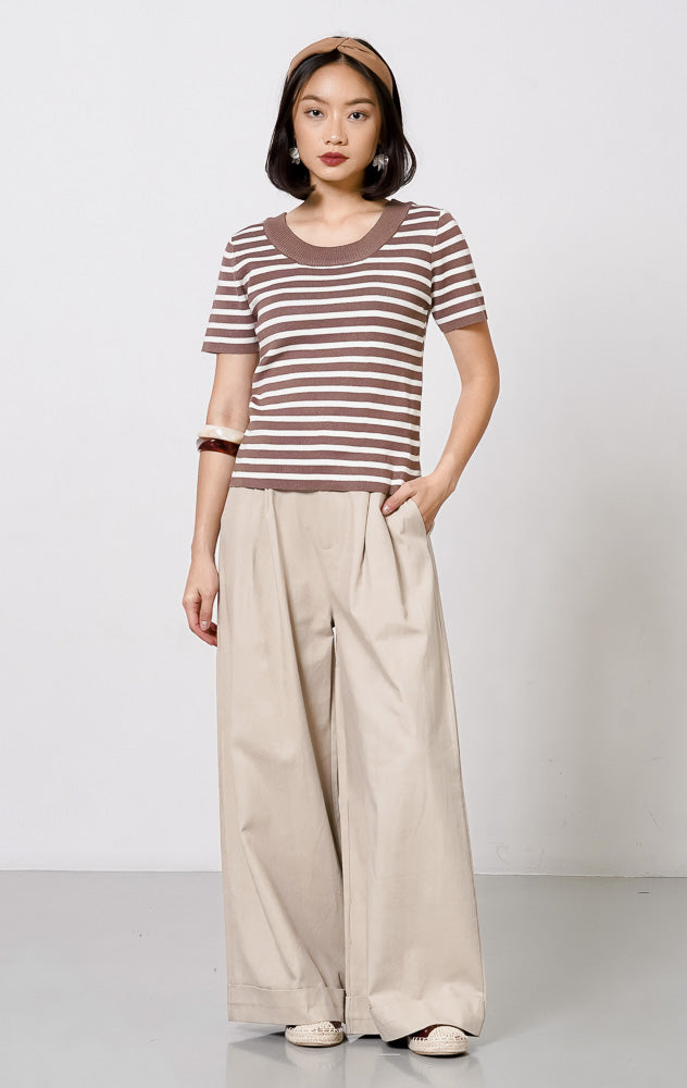 Rue Top Brown