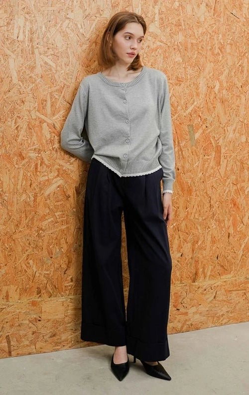 Angelia Cardigan Grey