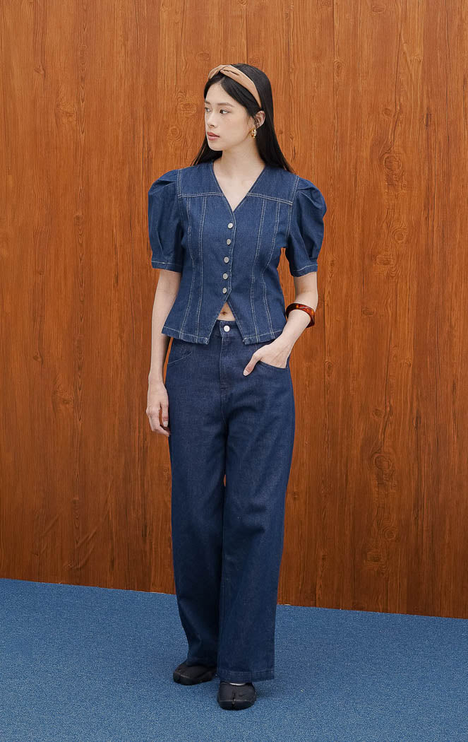 Leah Top Denim