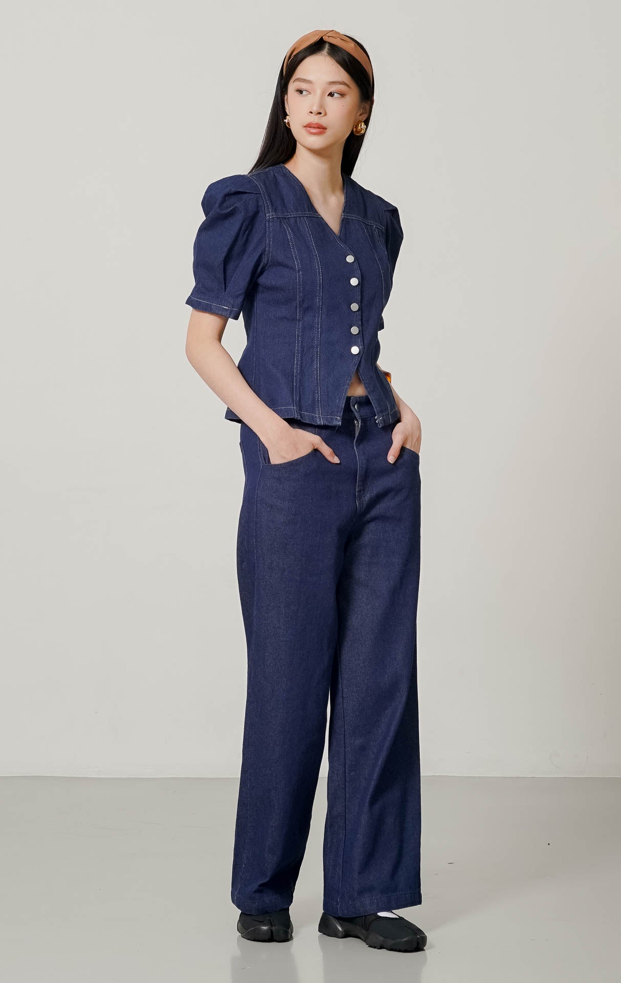 Leah Top Denim