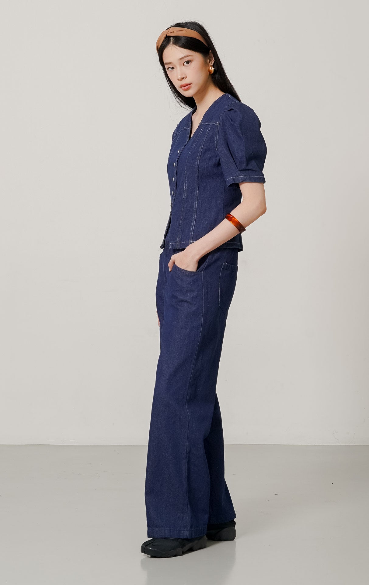 Leah Top Denim