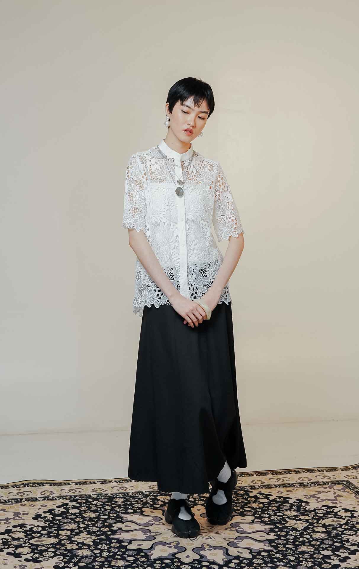Calendula Top White