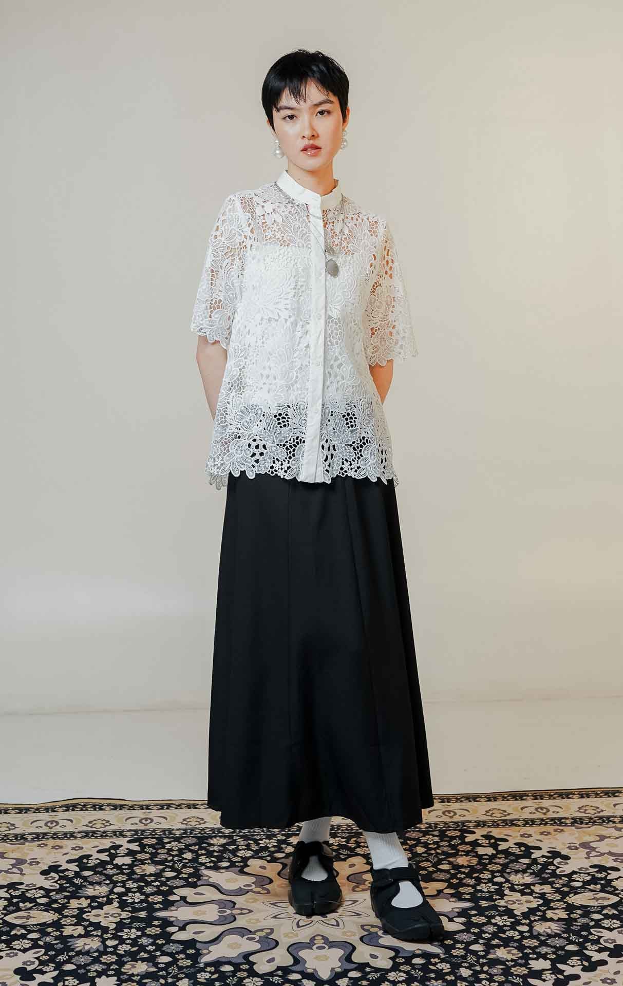 Calendula Top White