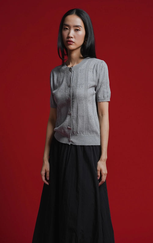 Cara Top Grey
