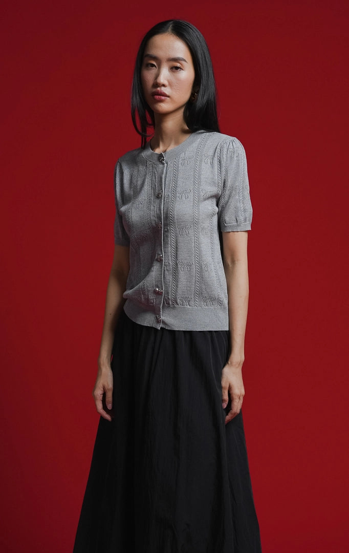 Cara Top Grey