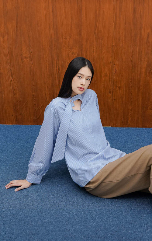 Everette Top Blue