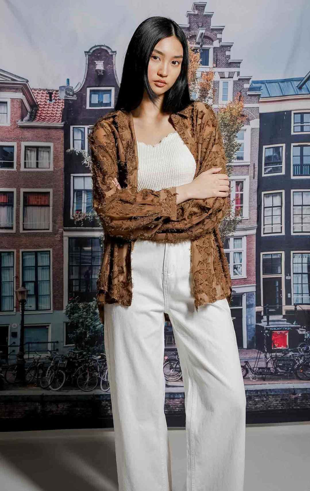 Yvette Top Brown