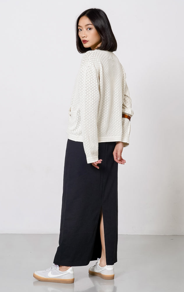 Madilyn Knit Cardigan Ivory
