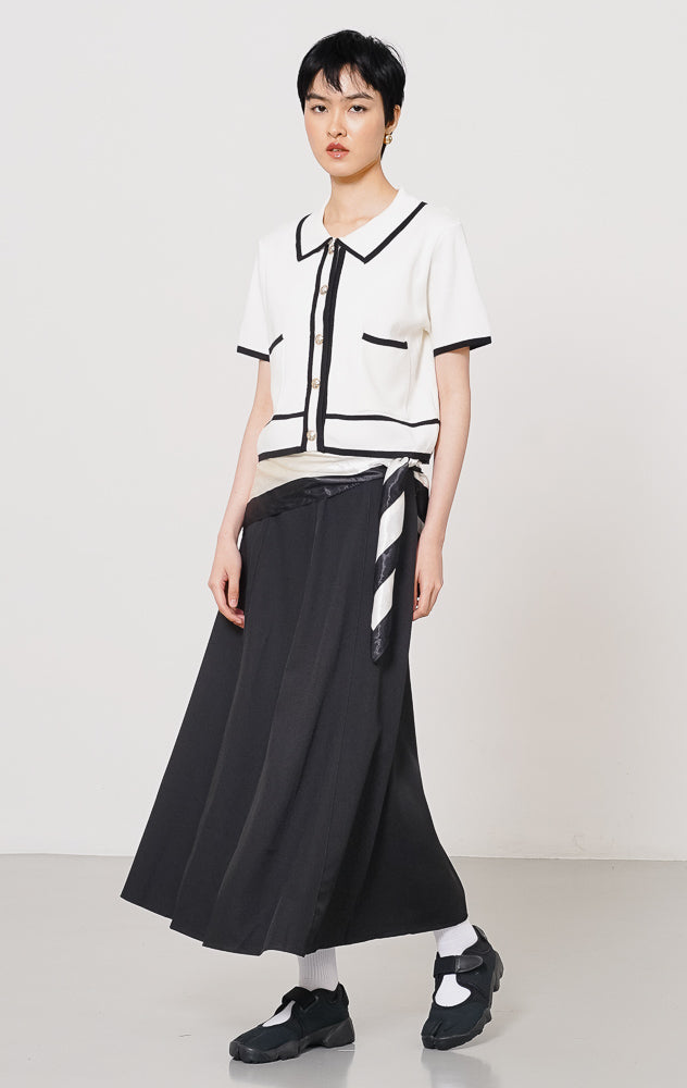 Ninna Knit Top White