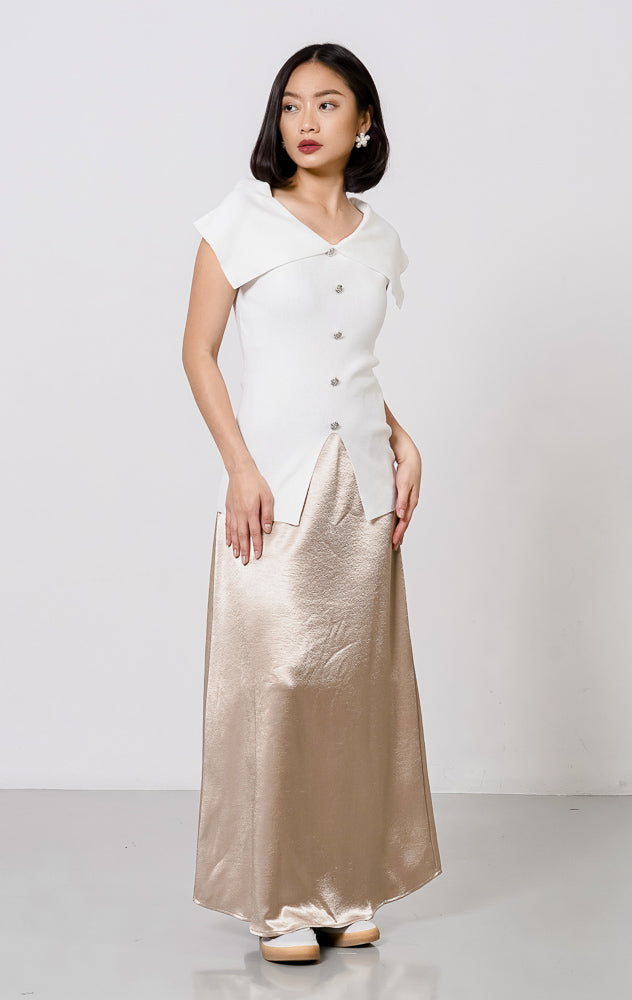 Mckenzie Knit Top White