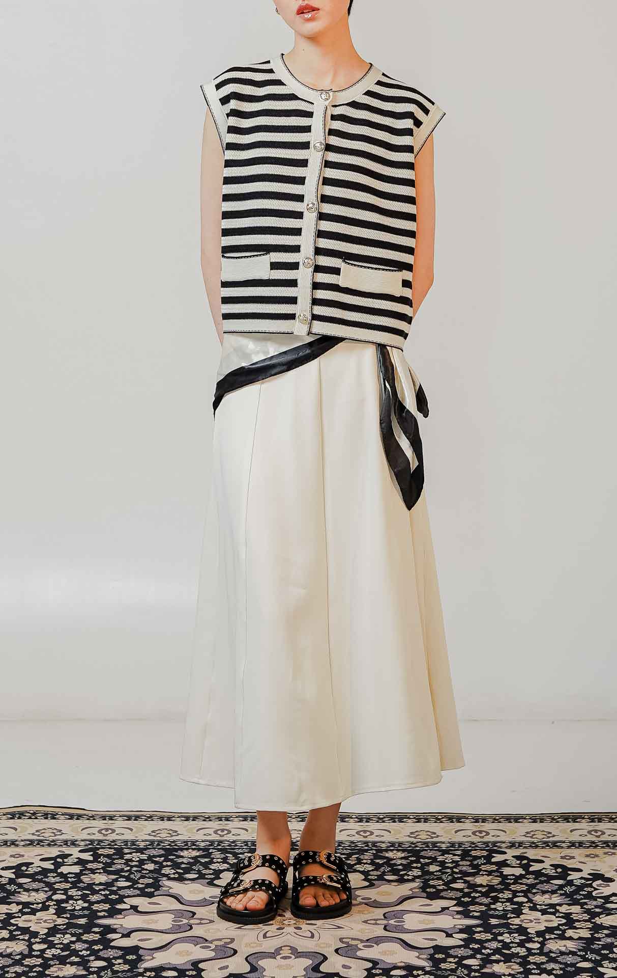 Londyn Knit Top Ivory