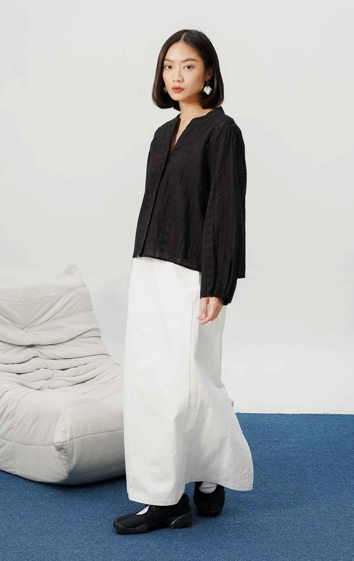Flora Top Black
