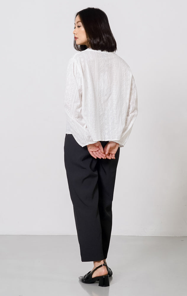 Flora Top White