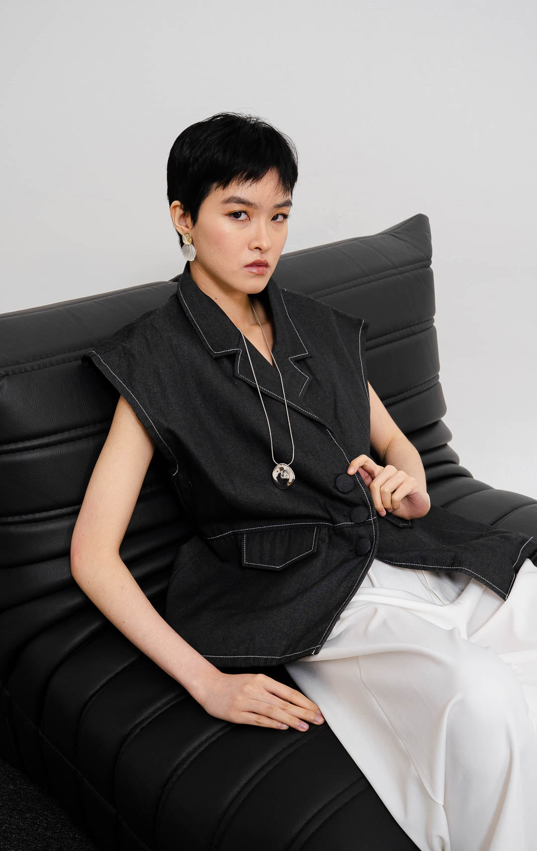 Cammie Vest Black