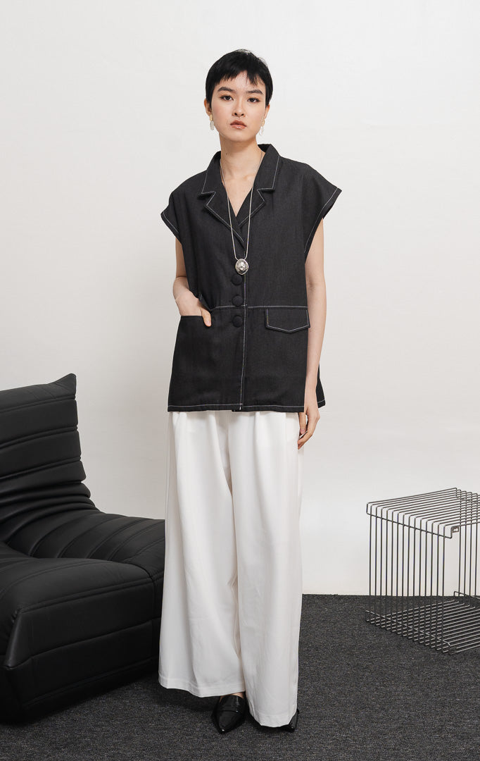 Cammie Vest Black