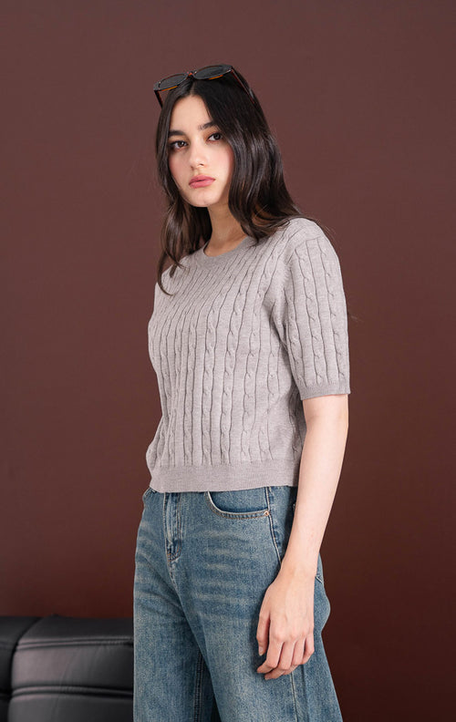 Alizee Top Grey