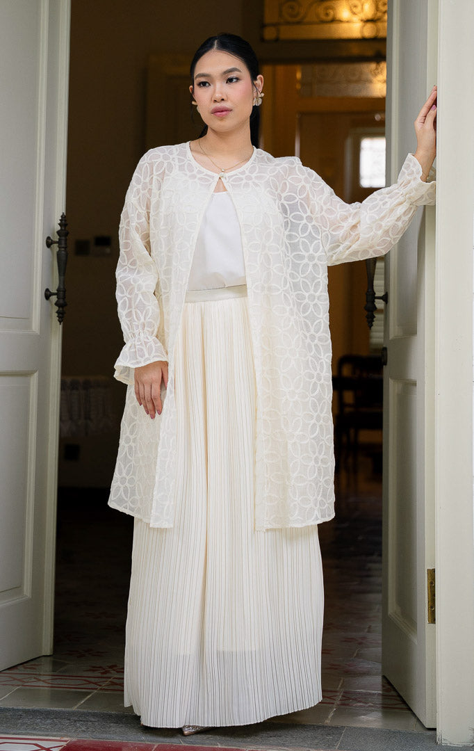 EID Fariha Top Ivory
