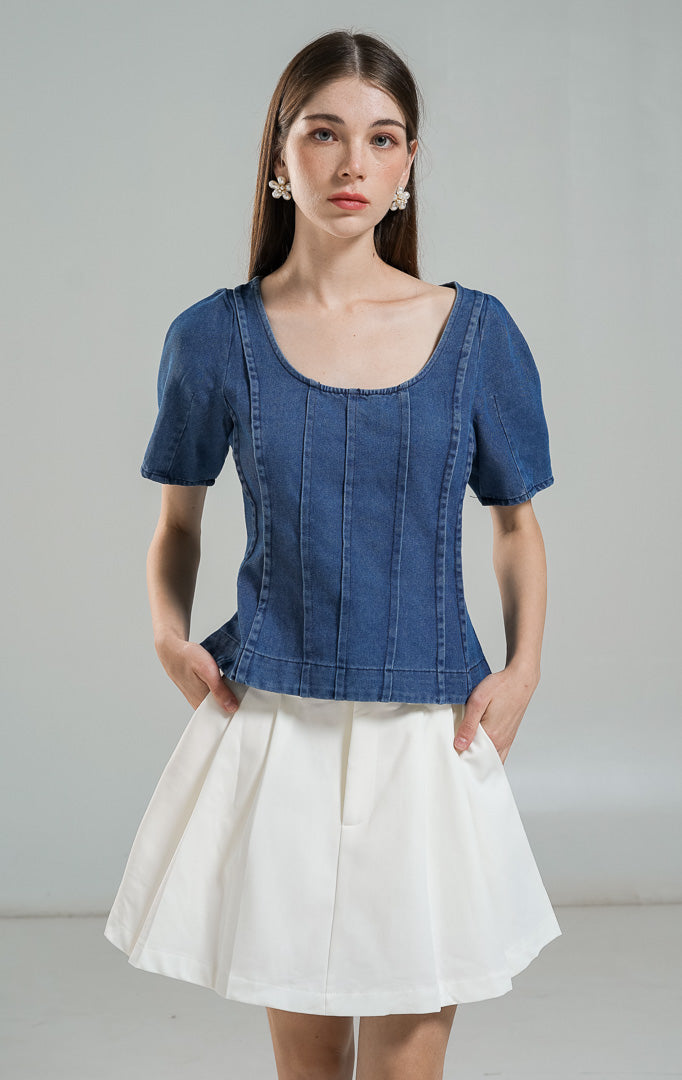 Snowdrop Top Denim