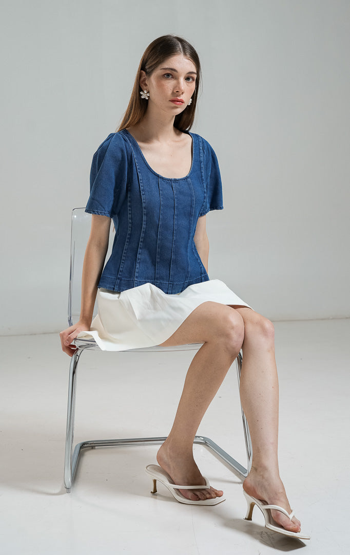 Snowdrop Top Denim