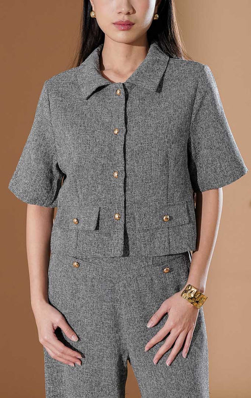 Dakota Top Dark Grey