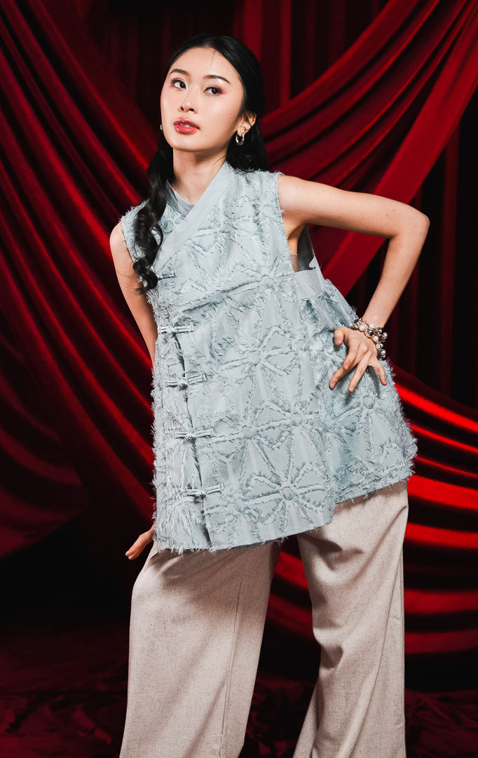 CNY Dandelion Vest Blue