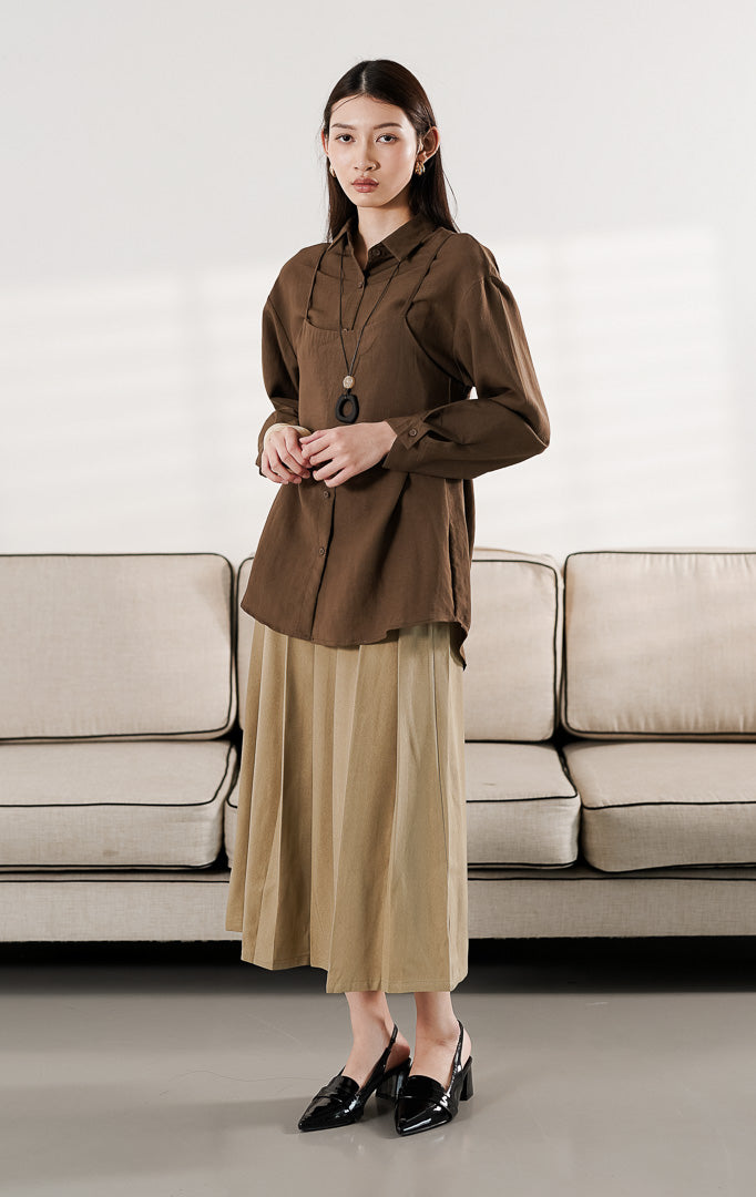 Irani Top Brown