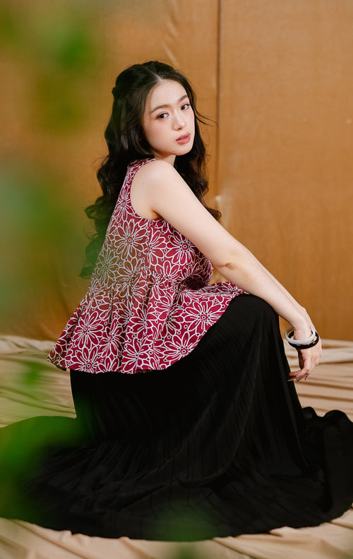 CNY Marigold Top Red