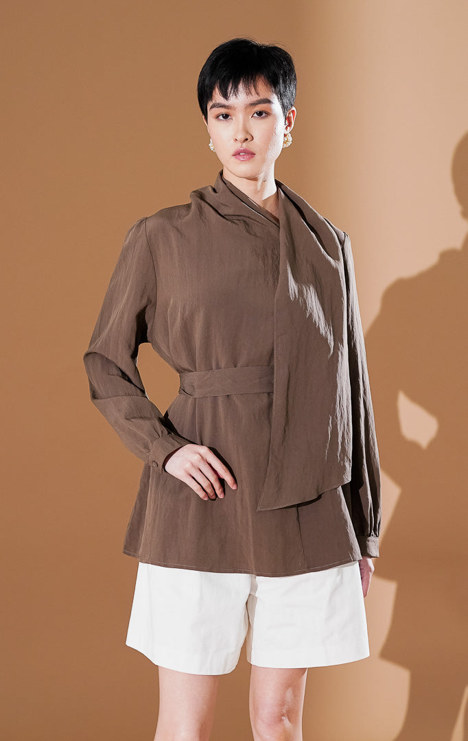Veronaca Top Brown