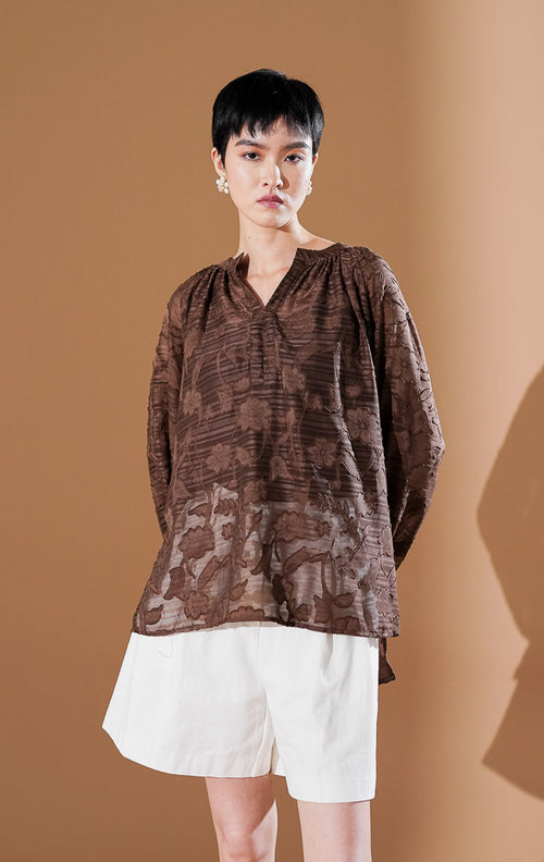 Vernie Top Brown