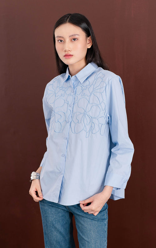 Rieta Top Blue