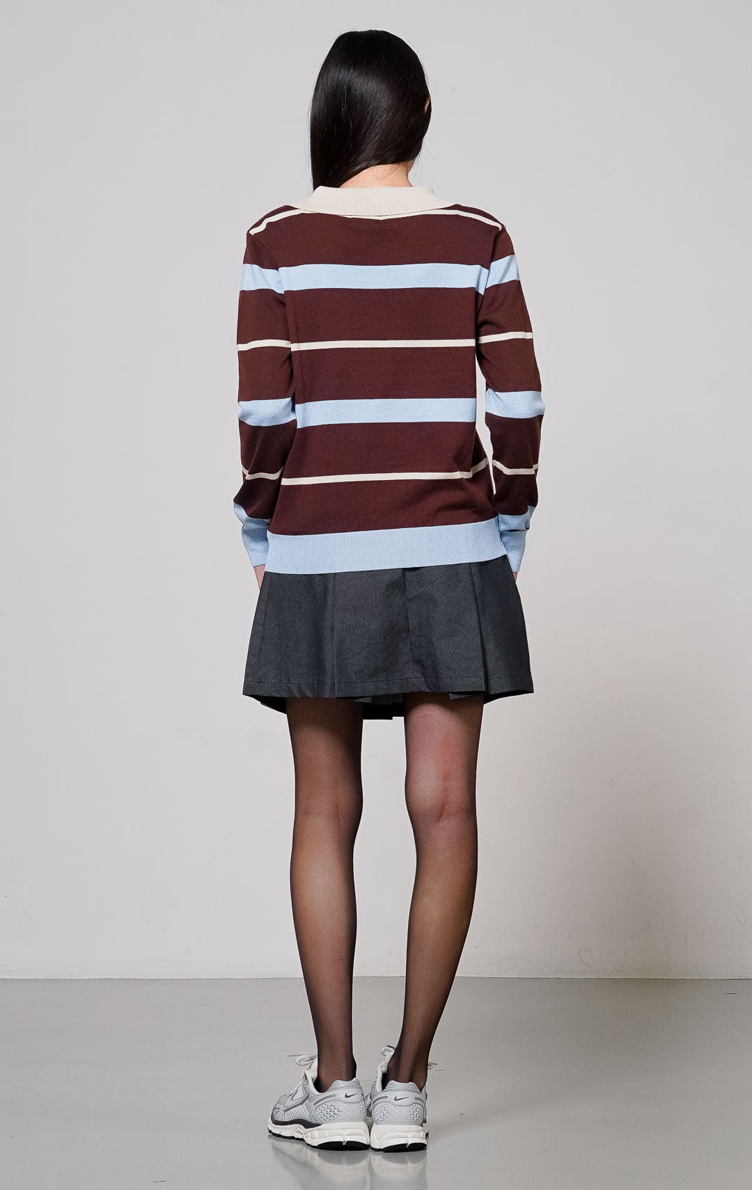Julia Sweater Brown Striped