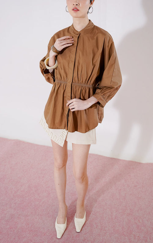 Ginera Top Brown