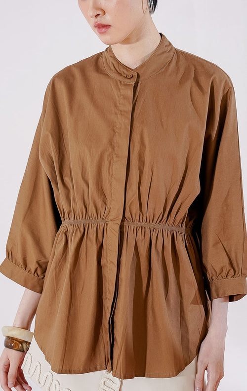 Ginera Top Brown