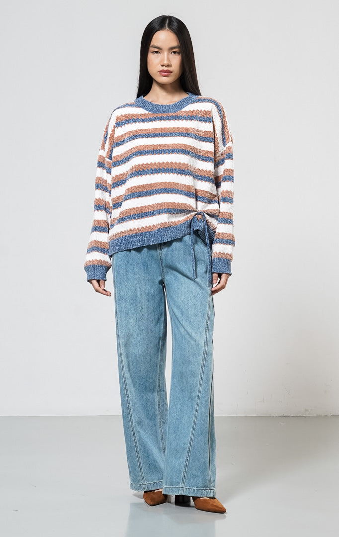 Zendaya Sweater Blue Striped