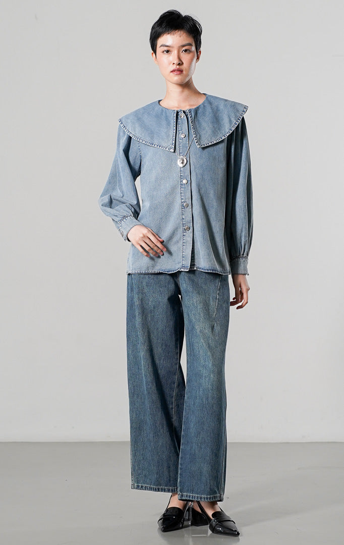 Poppi Top Denim