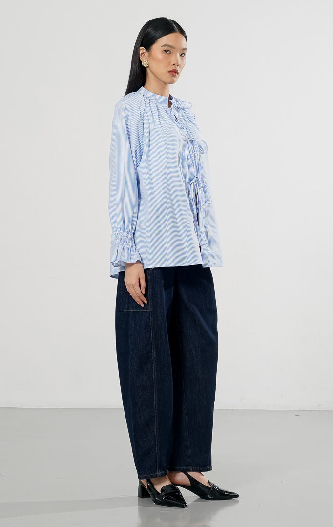 Edellia Top Blue Stripe