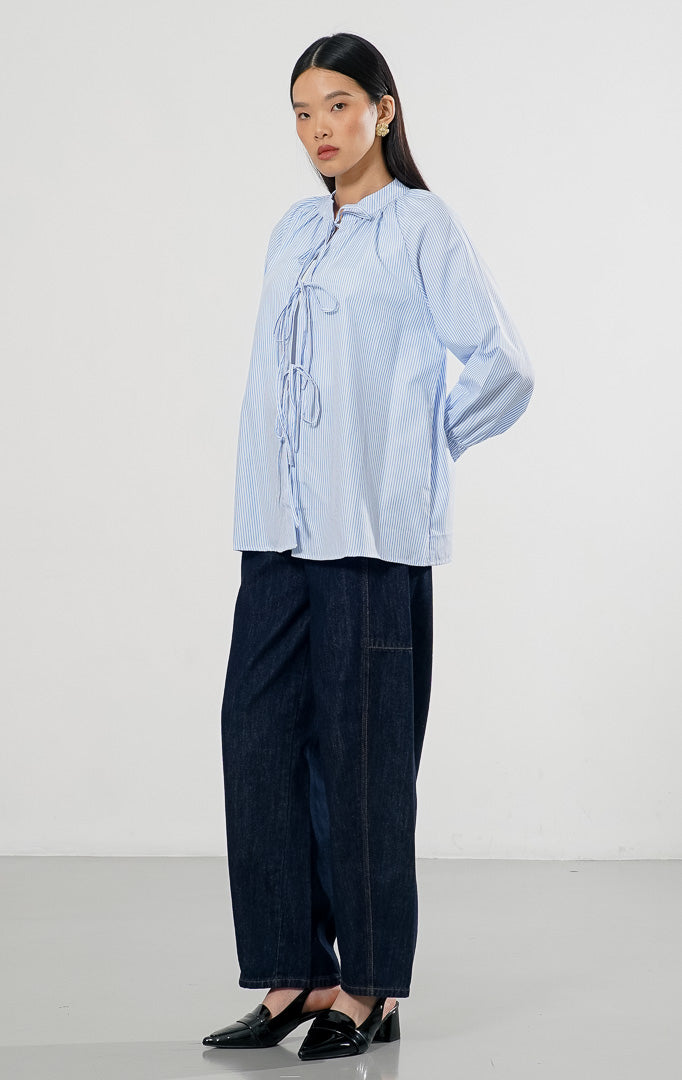 Edellia Top Blue Stripe