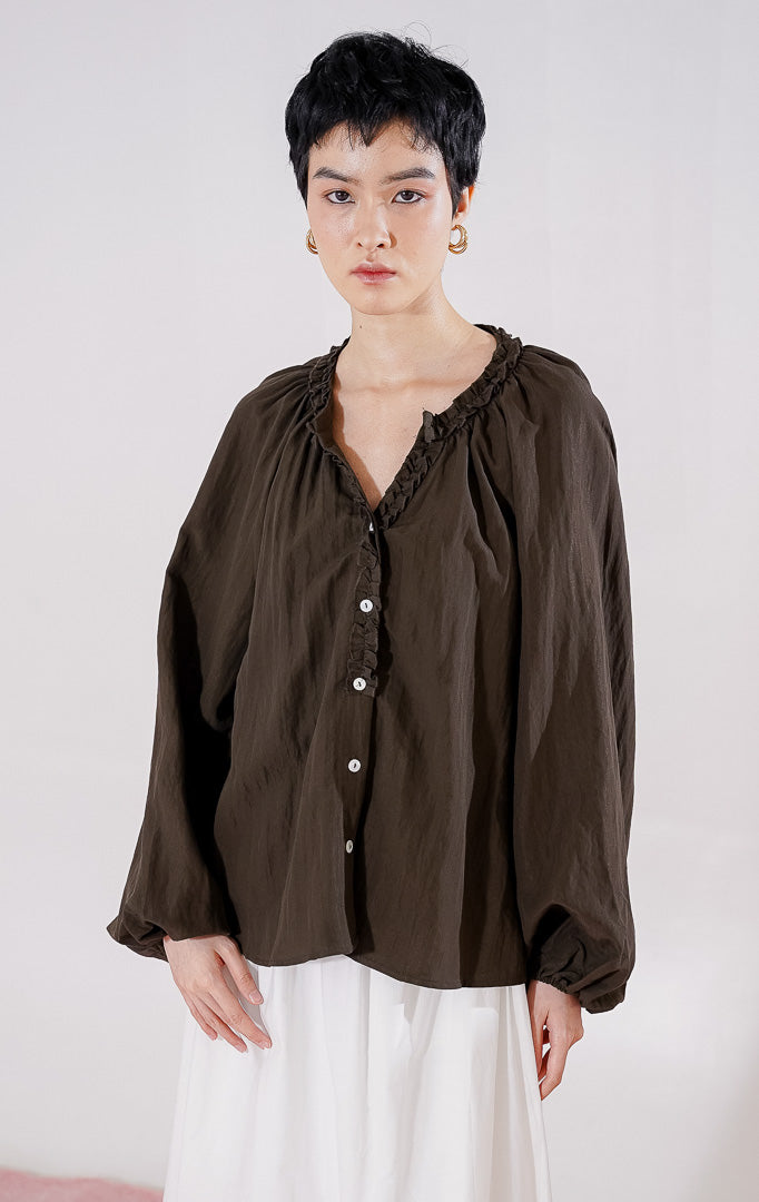 Eloise Top Dark Brown