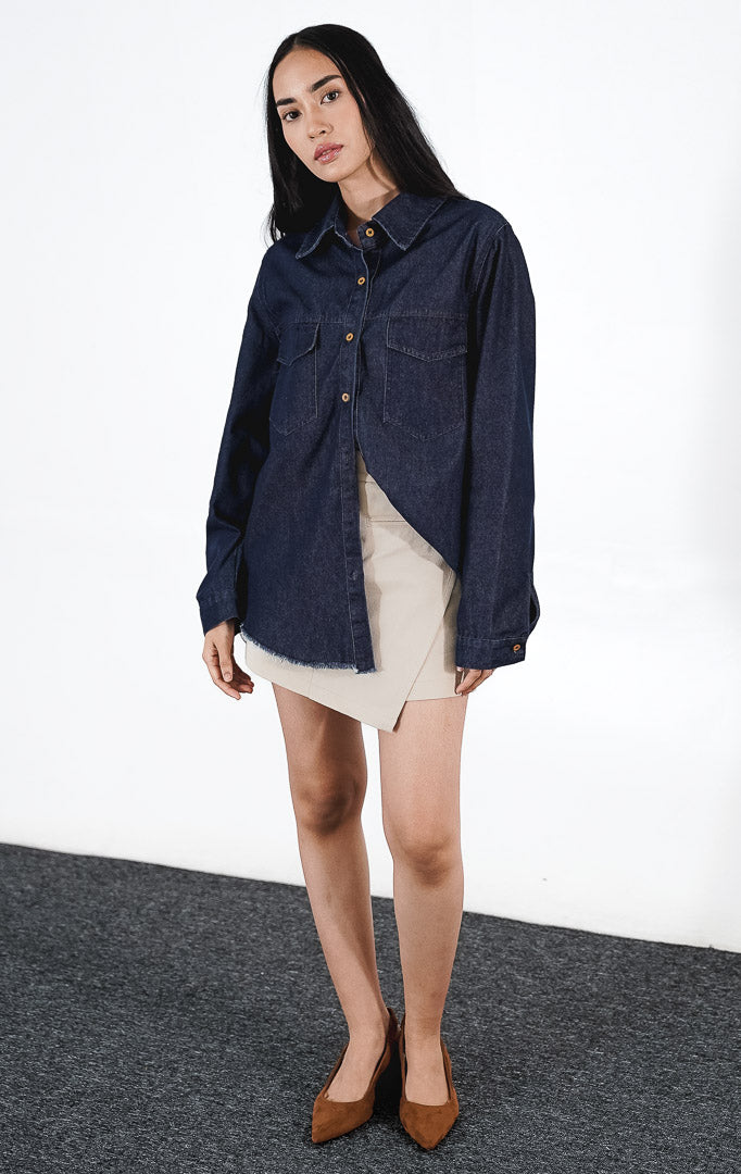 Herve Top Dark Denim