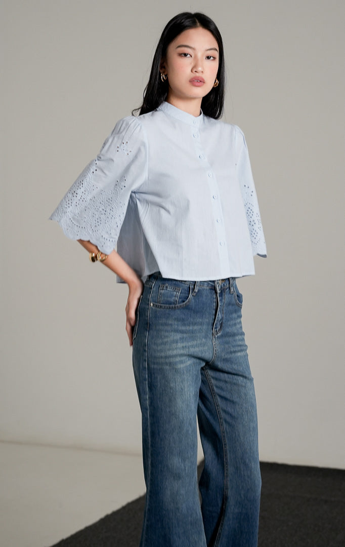 Rochelle Top Light Blue