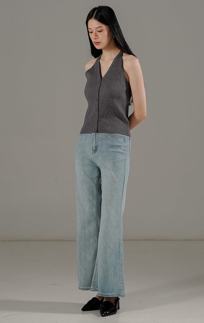 Anazelia Top Dark Grey