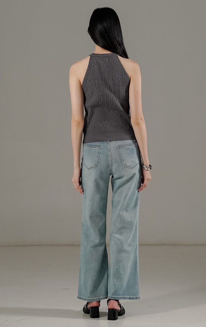 Anazelia Top Dark Grey